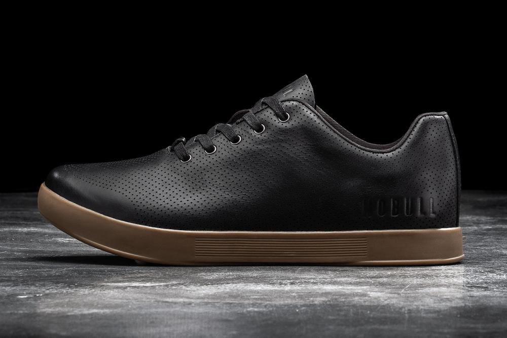 Trainers NOBULL Homme Noir - Chaussures NOBULL Gum Leather,France (9738-ESMIO)